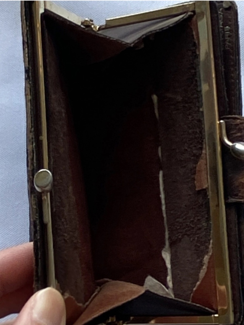 Vintage Balenciaga Paris Brown Leather Wallet - Picture 10 of 12